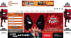 Desktop Screenshot of cinemaxxtheater.com